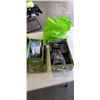Image 1 : THREE BOXES OF ASSORTED ELECTRONICS, EAR BUDS, CHARGE CORDS ETC.