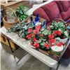 Image 1 : 3 BOXES OF ESTATE GOODS, BASKETS, VASES ETC