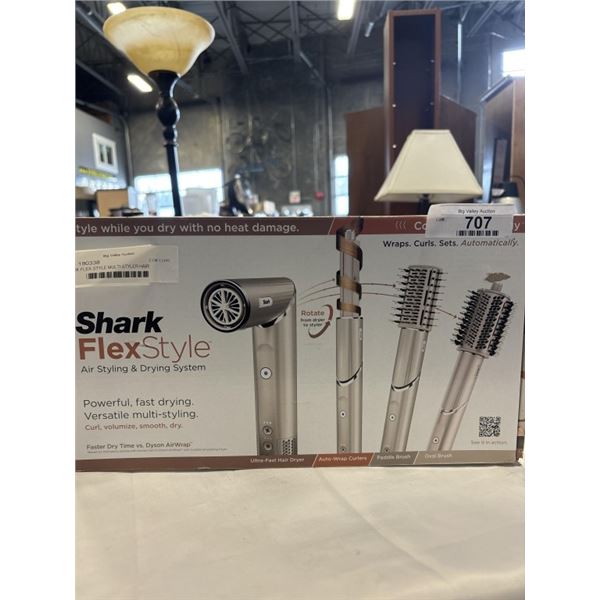 SHARK FLEX STYLE MULTI-STYLER HAIR STRAIGHTENER - TESTED WORKING, RETAIL $349