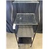 Image 3 : 6FT METAL WITH GLASS SHELF BAKERS RACK, 16 INCH WIDE