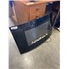 Image 1 : ELECTRIC FIREPLACE WITH CURVED GLASS FRONT, TESTED WORKING