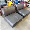 Image 1 : TWO LEATHER CHAIRS