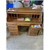 Image 4 : OAK ROLL TOP DESK