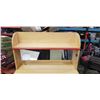 Image 2 : BARONET MAPLE DESK WITH HUTCH AND ROLLING NIGHT STAND