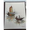 Image 2 : 3 ACRYLIC PETER LEE PAINTINGS