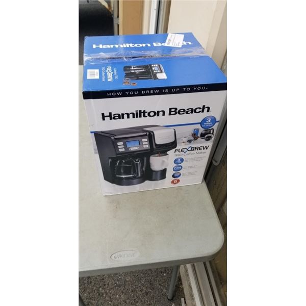HAMILTON BEACH FLEXBREW TRIO COFFEE MAKER - TESTED WORKING, RETAIL $149