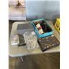 Image 1 : ASSORTED HOUSEHOLD ELECTRONICS AND ITEMS, INLCUDING IHOME CLOCK RADIO