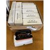 Image 2 : BOX OF EYEGLASS CASES AND EXTERIOR LIGHT FIXTURE