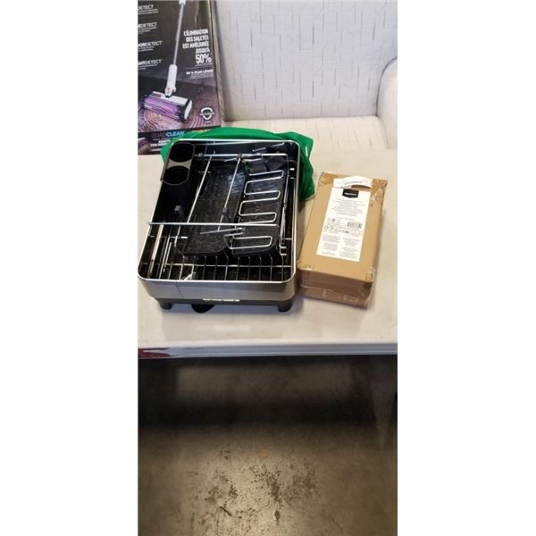 INSULATED STAINLESS WATER BOTTLE AND DISH RACK