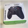 Image 1 : XBOX CARBON BLACK WIRELESS CONTROLLER - TESTED WORKING FACEPLATE LOOSE, RETAIL $74