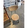Image 2 : VINTAGE BAMBOO FOLDING CHAIR AND VINTAGE SCHOOL CHAIR