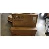 Image 1 : WHITE ELECTRIC SINGLE MOTOR DESK FRAME WITH 71" X 30" LIGHT WOOD TOP
