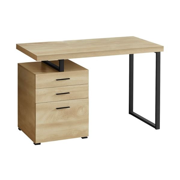 MONARCH FLOATING 47.25W COMPUTER DESK WITH 3 DRAWERS, RETAIL $339