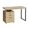 Image 1 : MONARCH FLOATING 47.25W COMPUTER DESK WITH 3 DRAWERS, RETAIL $339
