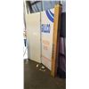 Image 1 : 2 NEW 34" MODERN WHITE INTERIOR DOORS WITH DOOR FRAMES "36 WITH FRAME, HINGES INCLUDED, OVER $150 RE