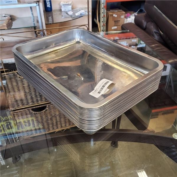 12" X 16" BAKING TRAYS, APPROX. 18PCS