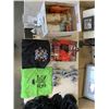 Image 1 : BOX OF HALLOWEEN DECOR AND BOX OF CRAFT ITEMS
