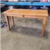 Image 1 : WOODWORKS SOLID WOOD HALL TABLE, IN VBERY GOOD CONDITION, 16 INCH X 48 INCH