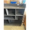 Image 3 : 60' X 49" BLACK SHELVING UNIT