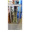 Image 1 : STAINLESS STEEL SHELF WITH THICK GLASS SHELVES