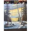 Image 1 : W HAMILTON PAINTING ON CANVAS