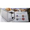 Image 2 : HAMILTON BEACH 2 SLICE MODERN CHROME TOASTER - TESTED WORKING