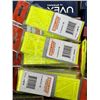 Image 2 : HONEYWELL UVEX SAFETY GLASSES WITH HI-VIS BANDS AND EAR PLUGS