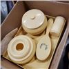 Image 2 : LOT OF 8 FRENCH IVORY DRESSER PIECES