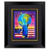 Image 1 : Liberty, Earth and Flag by Peter Max