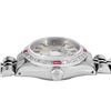 Image 5 : Rolex Ladies Stainless Steel Silver Index Diamond And Ruby Rolex Date Wristwatch