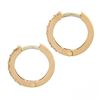 Image 5 : NEW 14k Rose Gold 0.28 ctw Pave Round Diamond 12.6mm Petite Huggie Hoop Earrings
