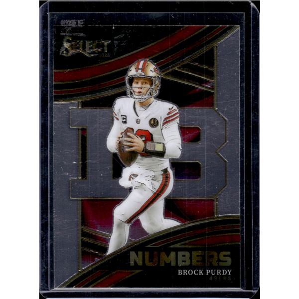 Brock Purdy Numbers Insert 2023 Select #NMB-BPU