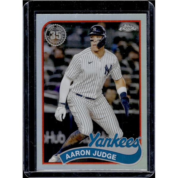 Aaron Judge 35th Anniversary Refractor 2024 Topps Chrome #89CB-2