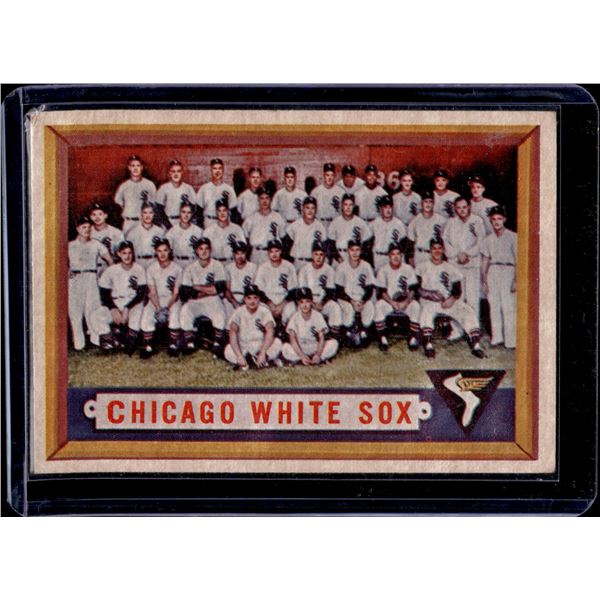 Chicago White Sox Team Card 1957 Topps #329
