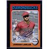 Image 1 : Jordan Lawlar Real One Rookie Auto 2024 Heritage #ROA-JLA