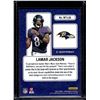 Image 2 : Lamar Jackson Emerald Winning Ticket 2022 Contenders #WT-LJA