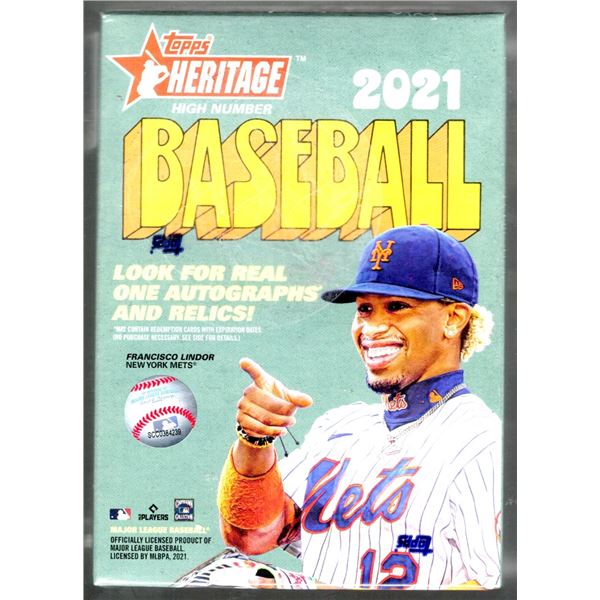 2021 Topps Heritage High Number Baseball Blaster Box