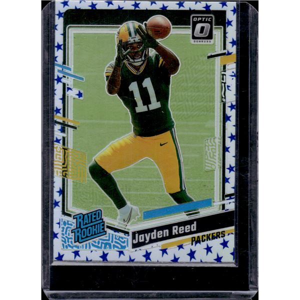 Jayden Reed Stars Prizm RC 2023 Donruss Optic #239