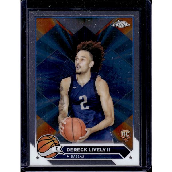 Dereck Lively RC 2023-24 Topps Chrome #92