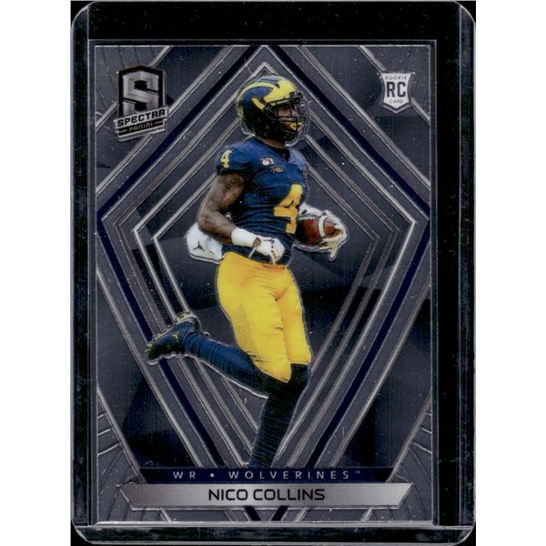 Nico Collins RC 2021 Chronicles Spectra Draft Picks #299