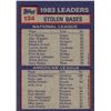 Image 2 : Ricky Henderson 1984 Topps 134
