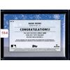 Image 2 : Rafael Devers Relic Card 2021 Topps Holiday #WRC-RD