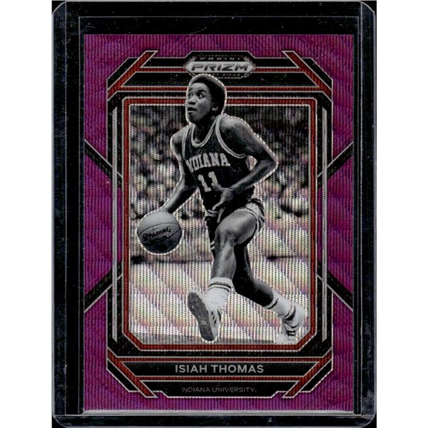 Isiah Thomsa Purple Wave Prizm 2023 Prizm Draft Picks #78