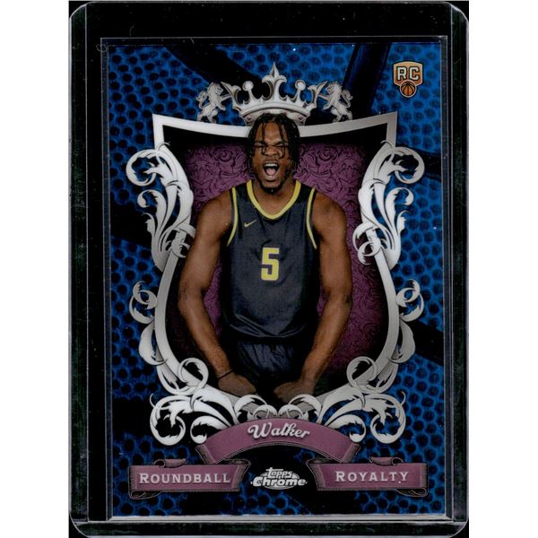 Jarace Walker Blue Basketball Refractor RC 2023-24 Topps Chrome #RR-30