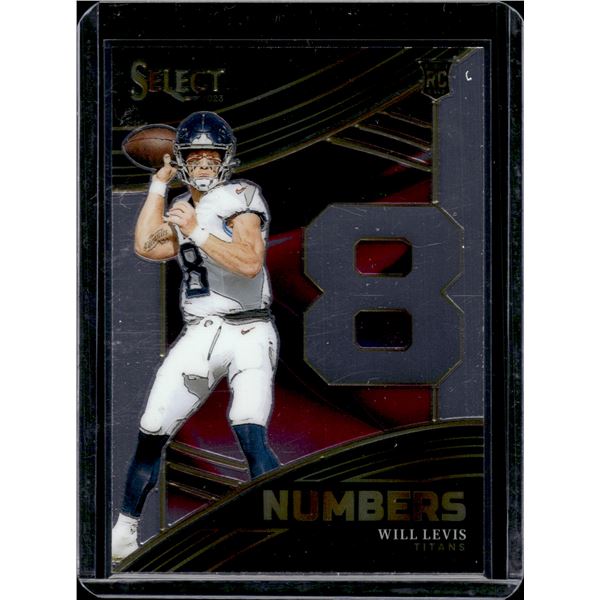 Will Levis Numbers RC 2023 Select #NMB-WLE