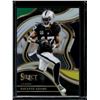Image 1 : Davante Adams Green/Yellow Prizm Club Level Die Cut 2023 Select #279
