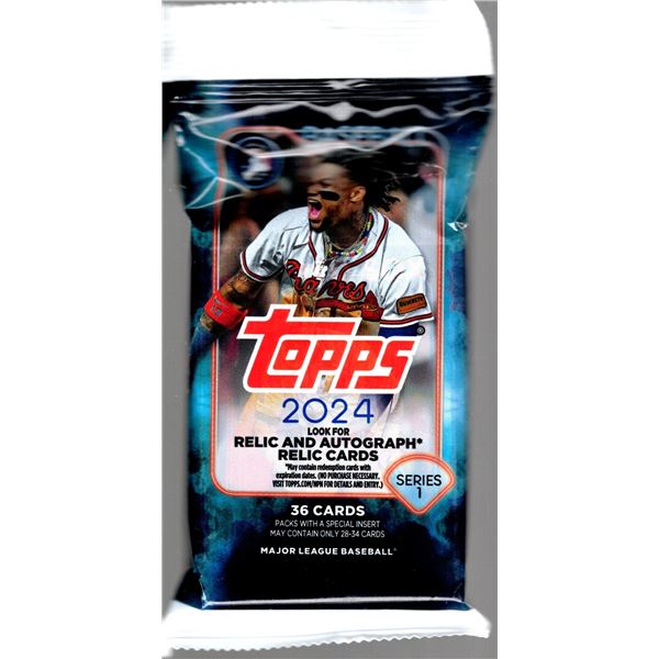 2024 Topps Series 1 Baseball Jumbo Value Pack