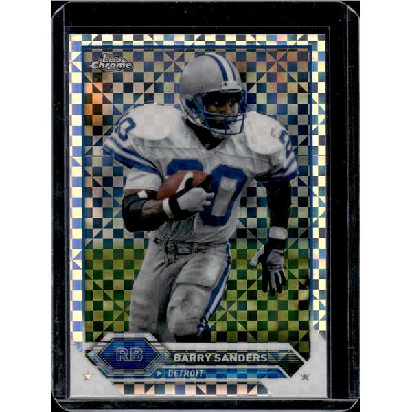 Barry Sanders Topps Chrome Xfractor 2023 Topps Composite #9