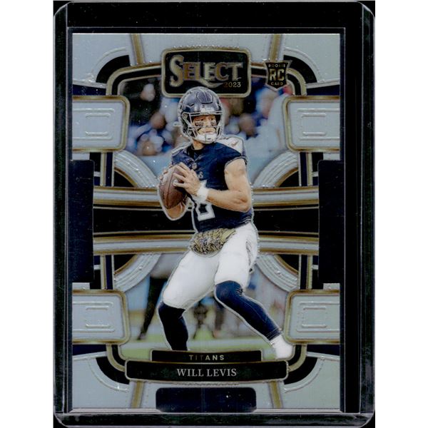 Will Levis Silver Prizm Die Cut RC 2023 Select #96