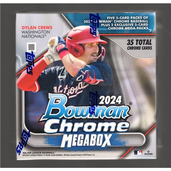 2024 Bowman Chrome Baseball Mega Box